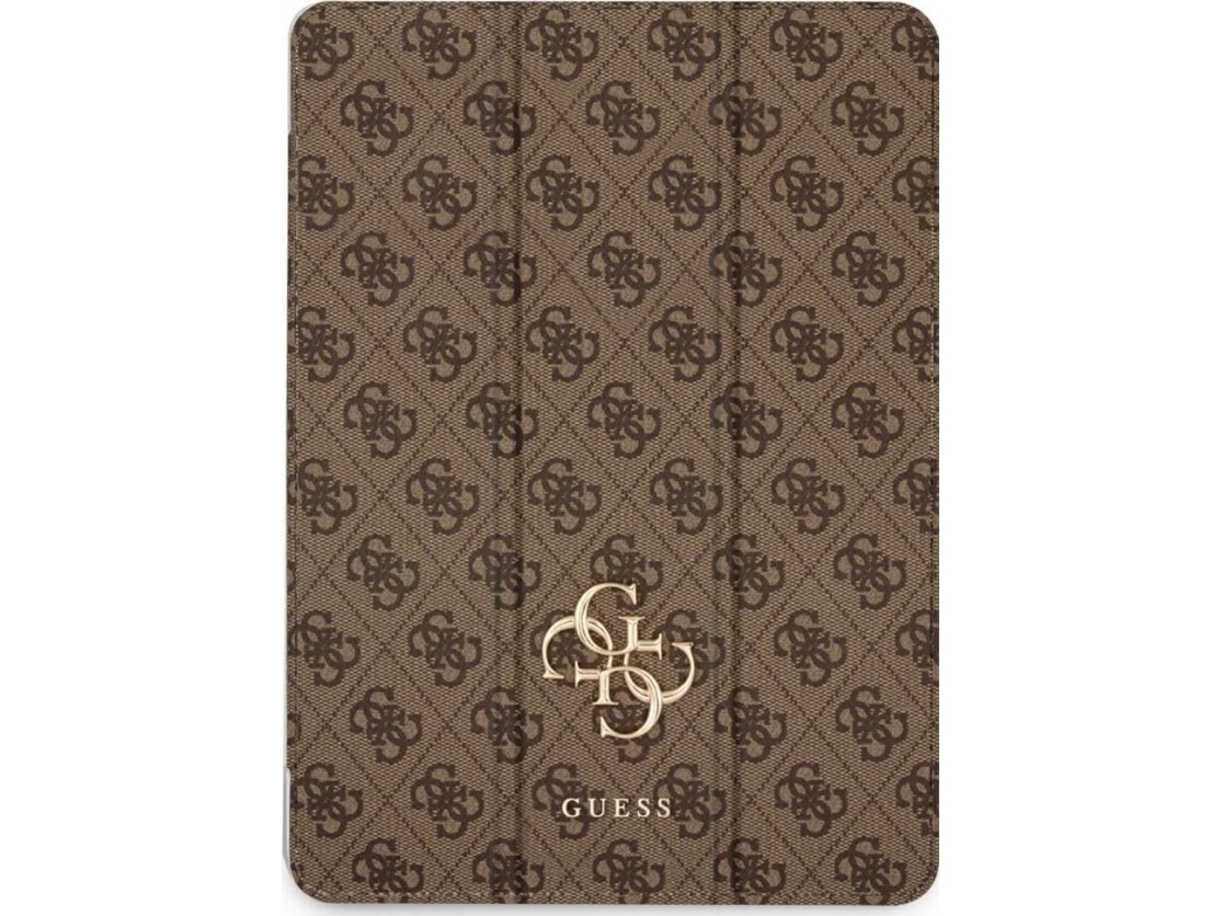 Guess Gufc13rm24ps4sgw Ipad Air 13" 2024 Brun Magnetic 4G Big Logo