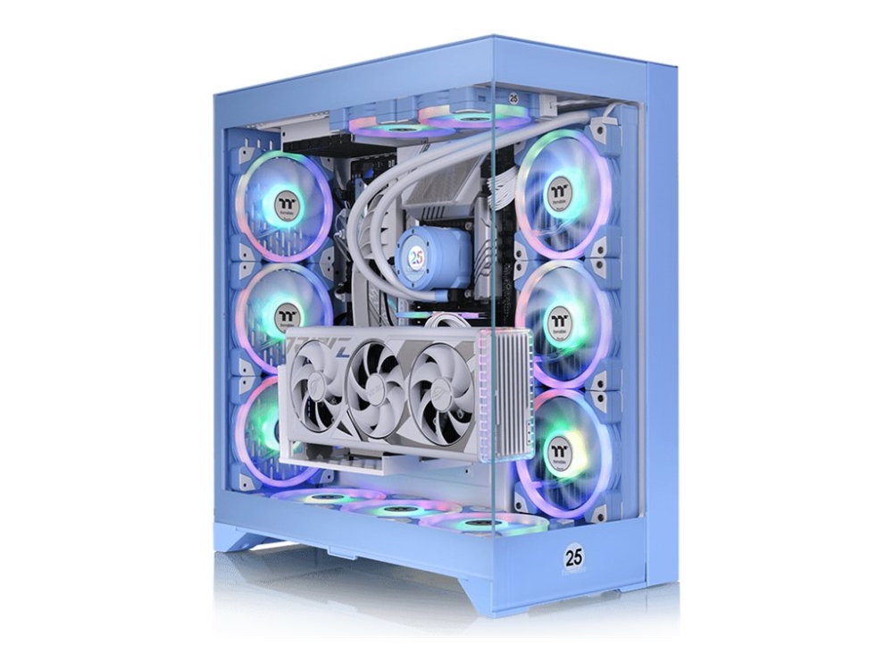 Thermaltake Cte E660 Mx, Midi Tower, Pc, Blau, Atx, Eatx, Micro Atx, Mini-Itx, Spcc, 16,6 Cm