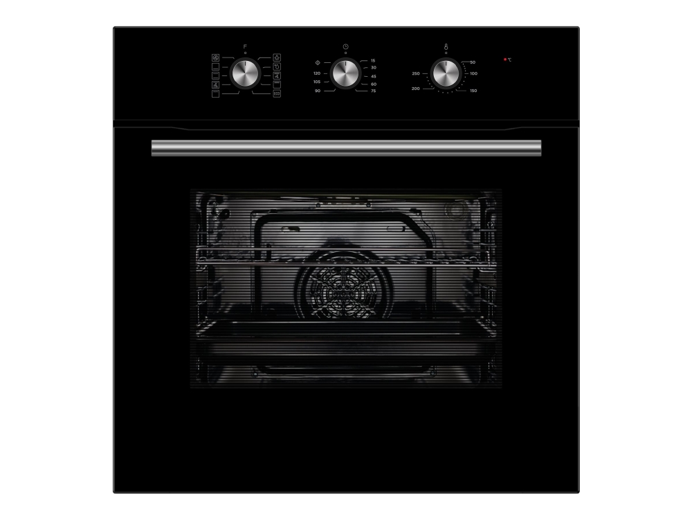 Scandomestic XO 6300 - Ugn - inbyggd - fördjupning - bredd: 56 cm - djup: 56 cm - höjd: 59 cm - Klass A - svart | Vitvaror - Ugnar - Inbyggnadsugnar | GameStuff