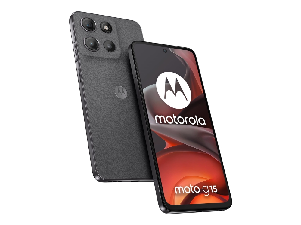 Motorola Moto G15 - 4G Smartphone - Dual-Sim - Ram 4 Gb / Intern Hukommelse 128 Gb - Microsd Slot - Lcd-Skærm - 6.72" - 2400 X 1080 Pixels (60 Hz) -