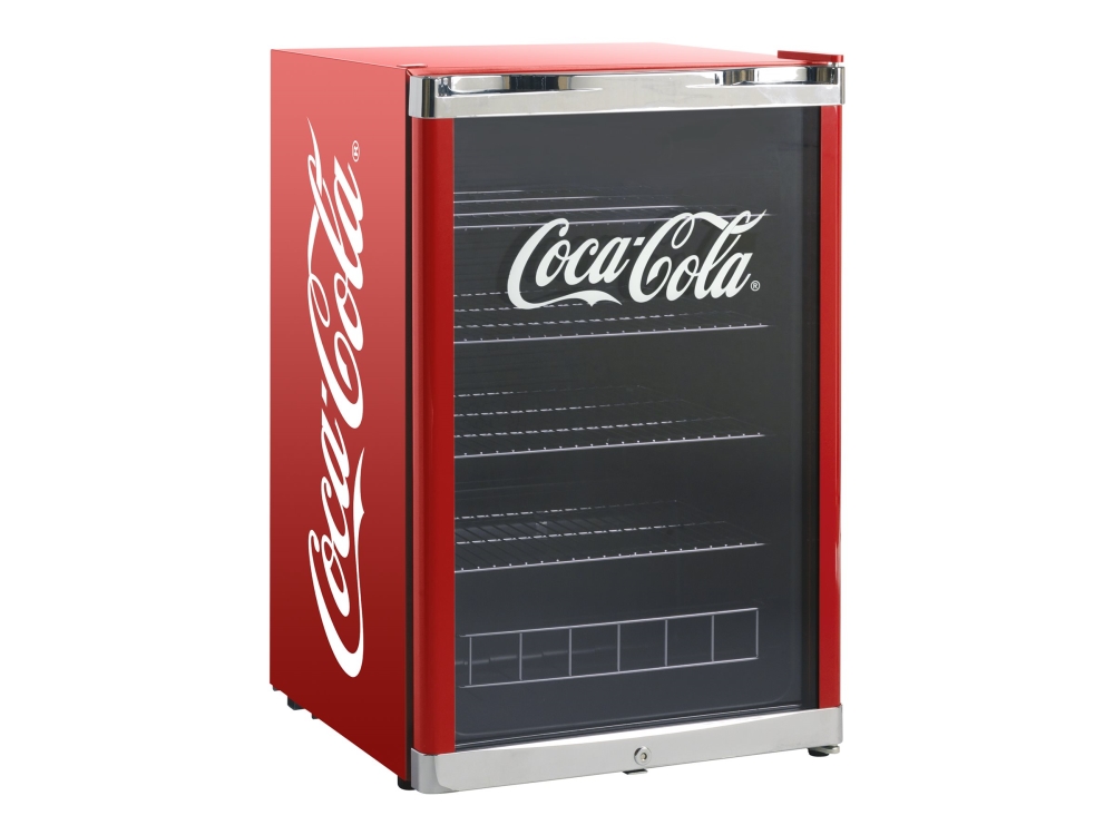 Scandomestic Coca-Cola Highcube GDE - Drinkkylare - bredd: 54 cm - djup: 54.8 cm - höjd: 84 cm - 115 liter - Klass E - röd | Vitvaror - Kyl & Frys - Kylskåp | GameStuff