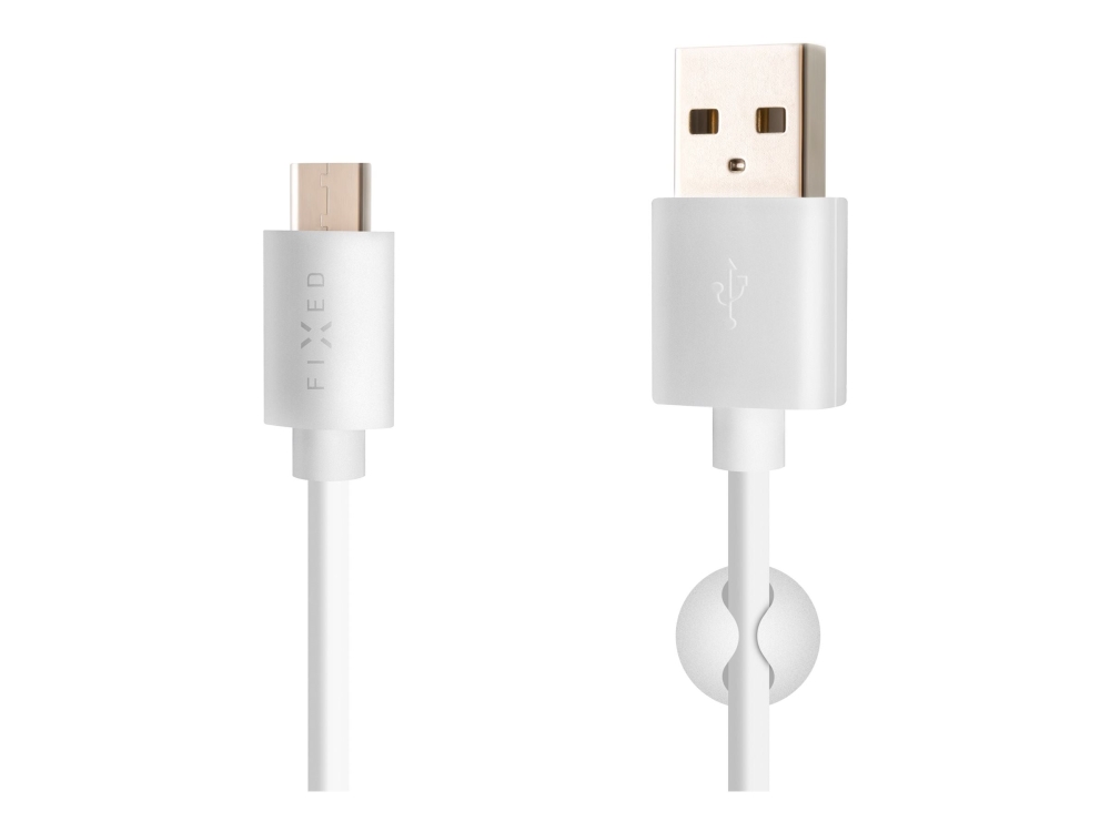 FIXED - USB-kabel - USB (hane) till 24 pin USB-C (hane) - USB 2.0 - 3 A - 2 m - up to 480 Mbps - vit | Datortillbehör - Kablar & adaptrar - Strömkablar | GameStuff