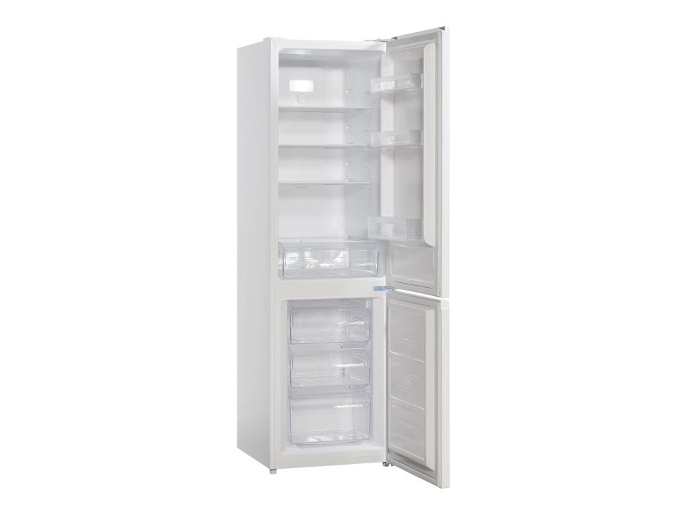 Scandomestic CBF253NFWE - Kylskåp/frys - bottenfrysskåp - bredd: 54.5 cm - djup: 60 cm - höjd: 181 cm - 253 liter - Klass E - vit | Vitvaror - Kyl & Frys - Kombinerade kyl-frysar | GameStuff