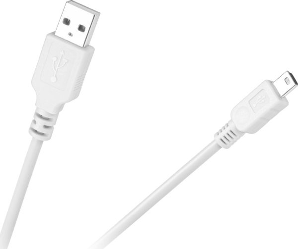 Usb-Kabel Treq Usb-A Auf Miniusb - Weiß (Kpo2905w-1)