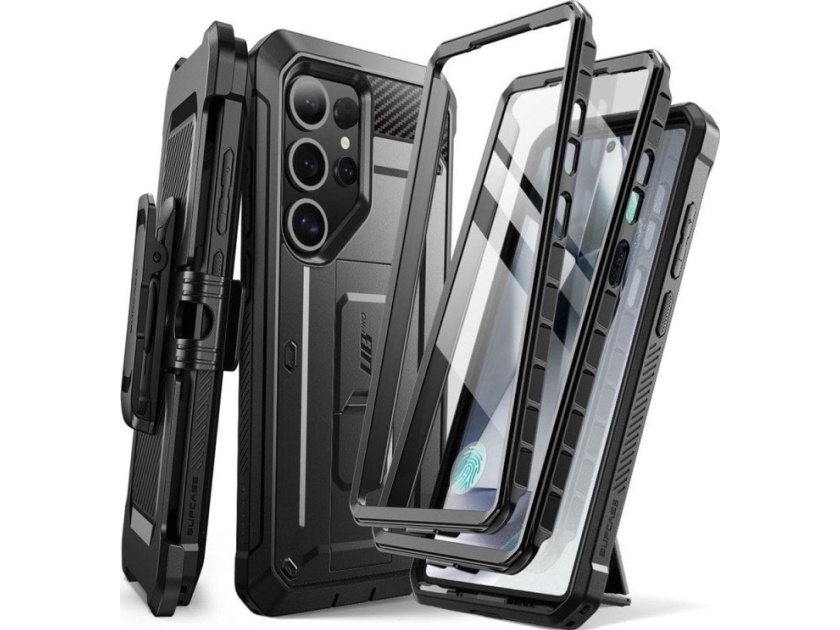 Supcase Unicorn Beetle Pro Samsung Galaxy S25 Ultra - Handytasche Schwarz