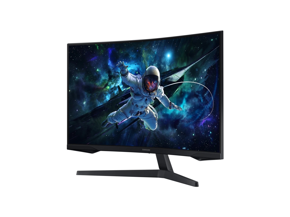 32" Odyssey G5 G55C QHD 165Hz Curved Gaming Monitor, Black