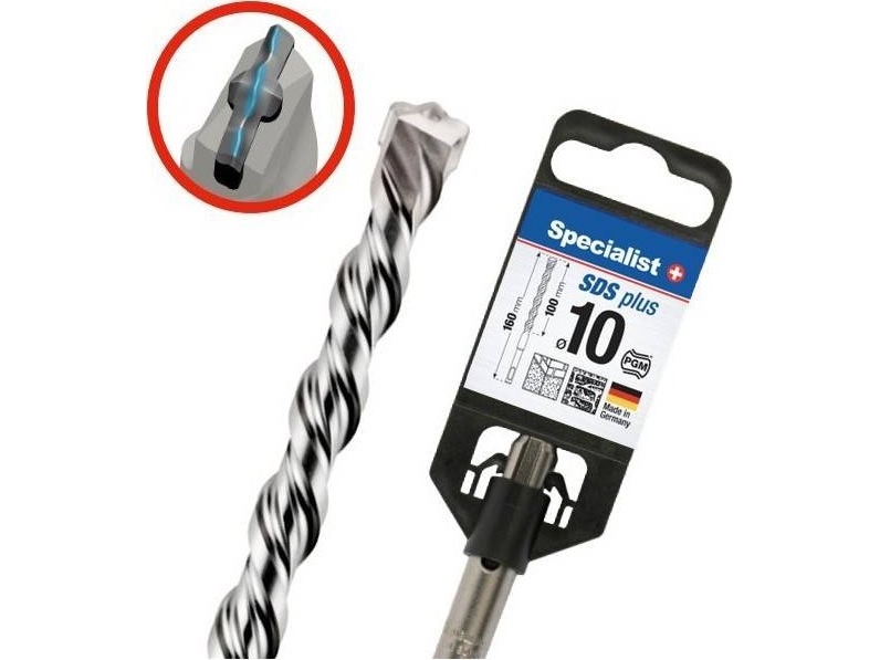 Specialist+ Sds+ Hammer Drill Bit, 10.0X100/160 Mm