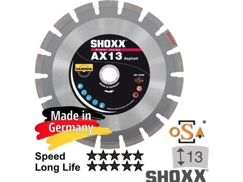 Samedia Diamantklinge Shoxx Ax13 400X25.4