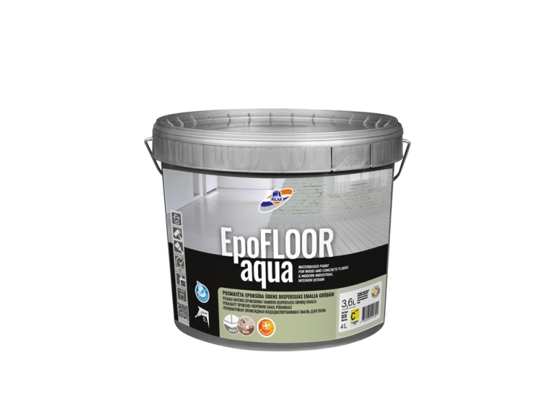 Rilak PAINT EPOXY EPOFLOOR AQUA C BASE 3.6L