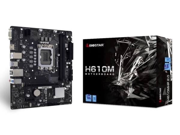 Biostar H610mhp 2.0, Intel, Lga 1700, Intel Celeron , Intel Core I3, Intel Core I5, Intel Core I7, Intel Core I9,..., 65 W, Ddr4-Sdram, 64 G