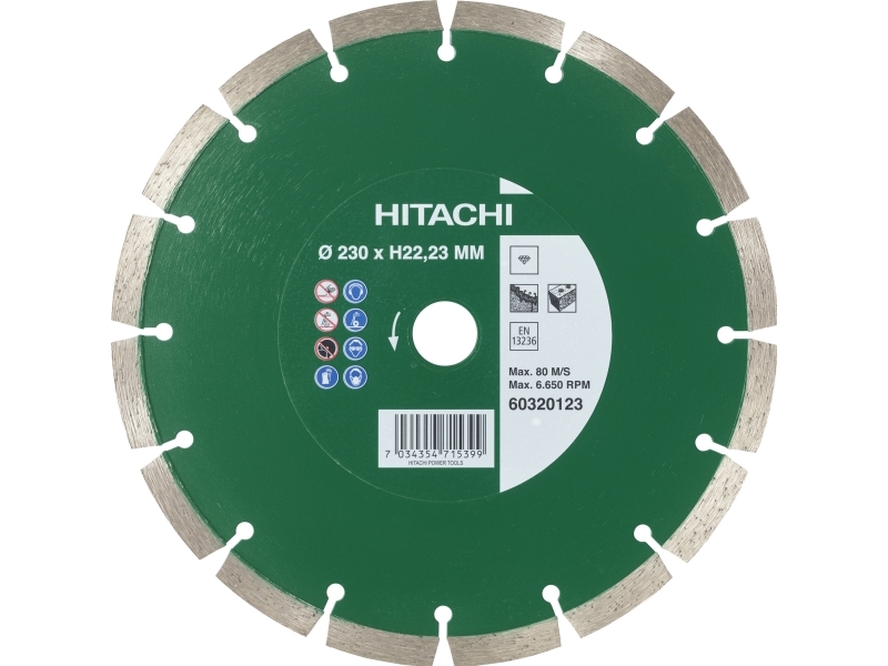 Hikoki Tilbehør Diamantskæreskive Hikoki 60320123 230 Mm