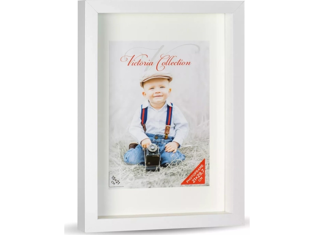 Victoria Collection Fotoramme 3d 21x29 7 Hvid