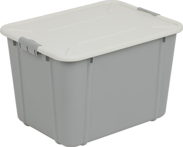 Branq Behälter 30 L Velours, Hellgrau