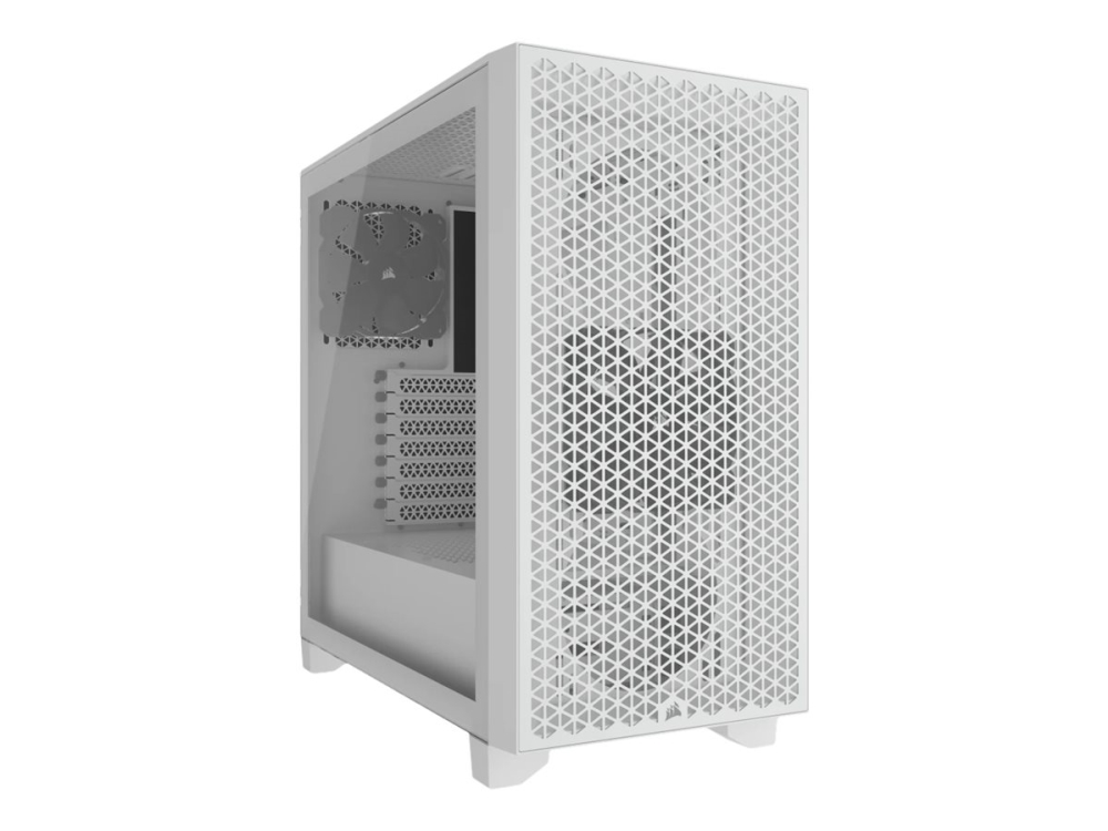 3000D Airflow Tg Mid-Tower Case White