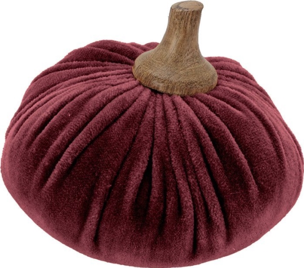 Home Styling Collection Joulukoriste Keinotekoinen kurpitsa, kangaskoriste, 10 x 11 cm