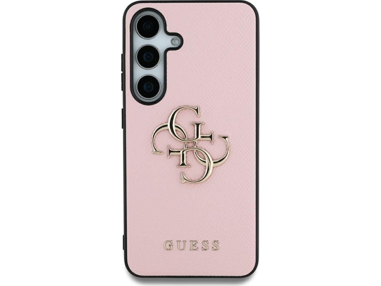 Fodral Guess Grainy 4g Logo Classic Logo Med Samsung Galaxy S25 Ultra Pink