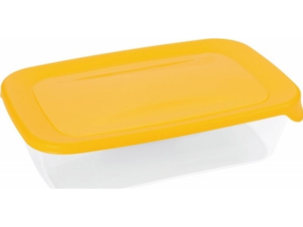 Curver "Fresh&Amp Go" Food Container Rektangulær 1 Liter Gul/Transparent 182294