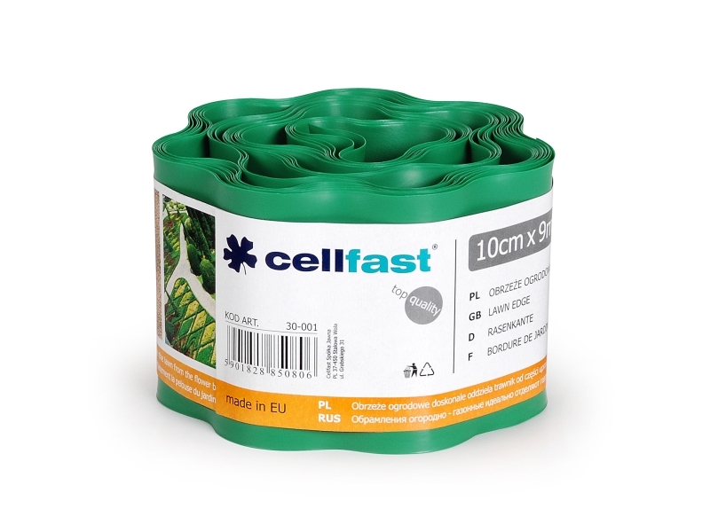 Cellfast kantafgrænsning grøn 10 cm x 9 m (30-001) billede