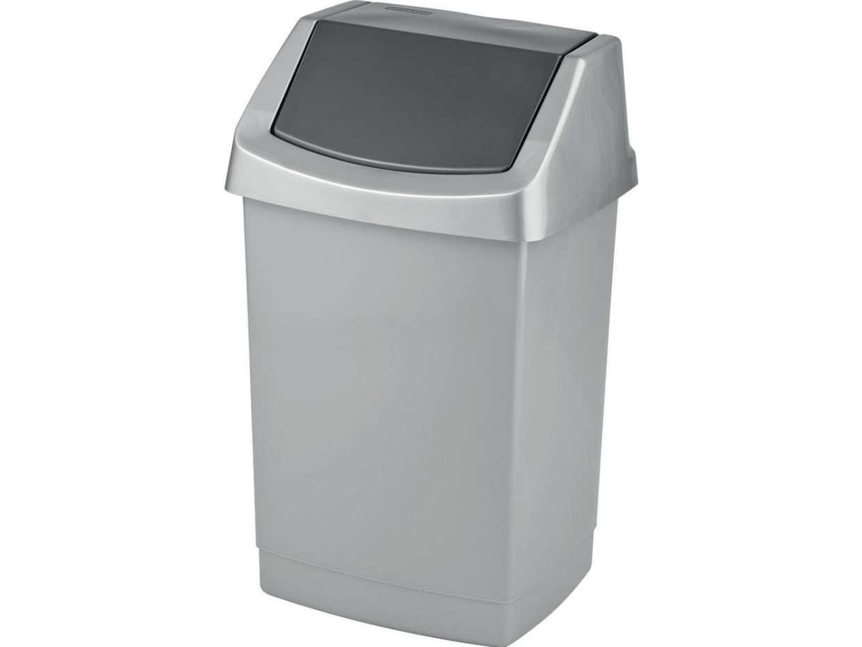 Curver Click-It Klapp-Abfalleimer 50L Granit (Cur000280)