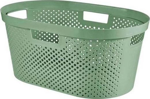 CURVER vaskekurv Recycled 40L / grønn