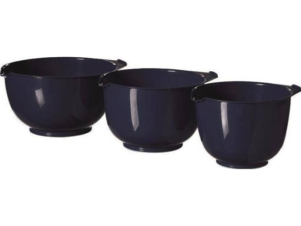 Curver Kitchen Bowls Navy Blue For Mixing Set Of 3 Curver 1.5/2/2.5 L