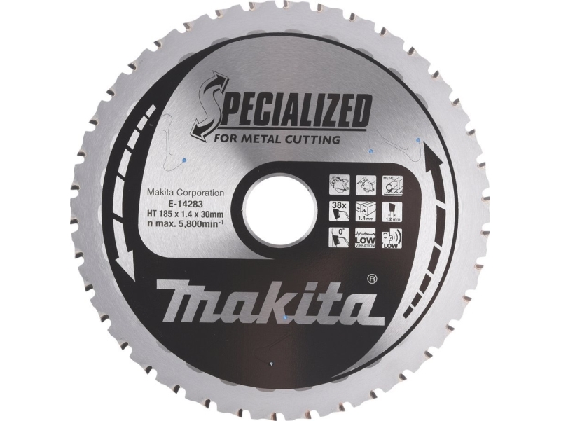 Makita Sägeblatt 185X30x38 Für Grobe Bleche...