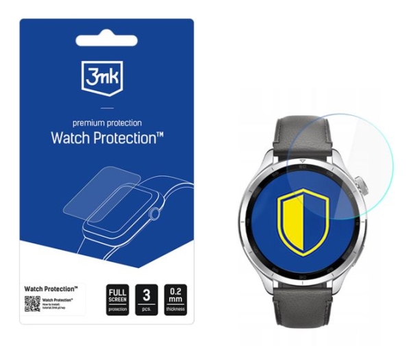 3Mk Watch Protection, Uhren-Bildschirmschutz, Xiaomi, Watch S4, Glas, 3 Stück(E)