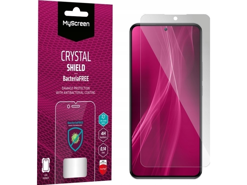 Myscreen Skarmskydd Xiaomi Redmi 10 Myscreen Crystal Shield Bacteriafree Antibakteriell Folie