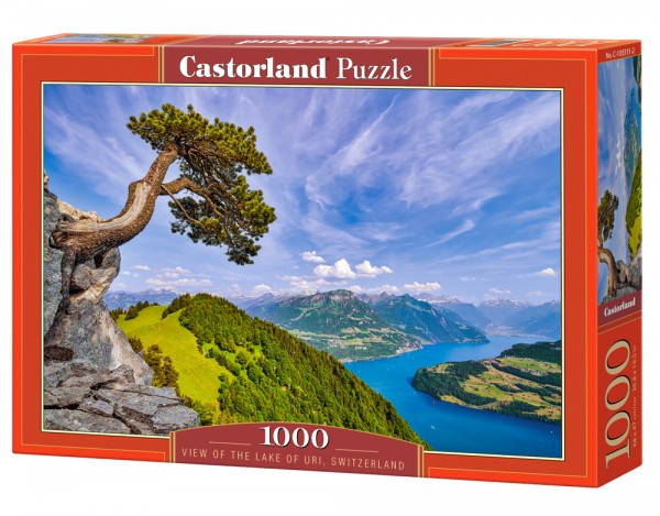 Puzzle 1000 Brikker - Udsigt Over Uri-Søen, Schweiz