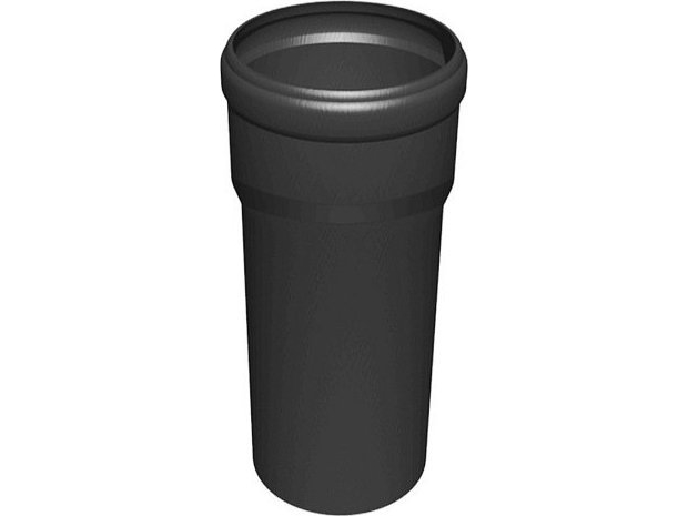 Almeva Starr Mufferør 0,5Mb, Dn 80 Uv-Stabil Sort