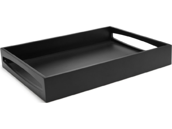 Træbakke Bredemeijer, 40x30x6 cm, sort | Bordssättning - Tillbehör för bordet - Bagare | GameStuff