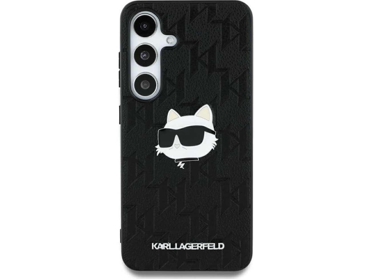 Karl Lagerfeld Fodral Till Samsung S25 Ultra Klhcs25lpgklchpk Pu Monogram Choupette Head Pin Svart