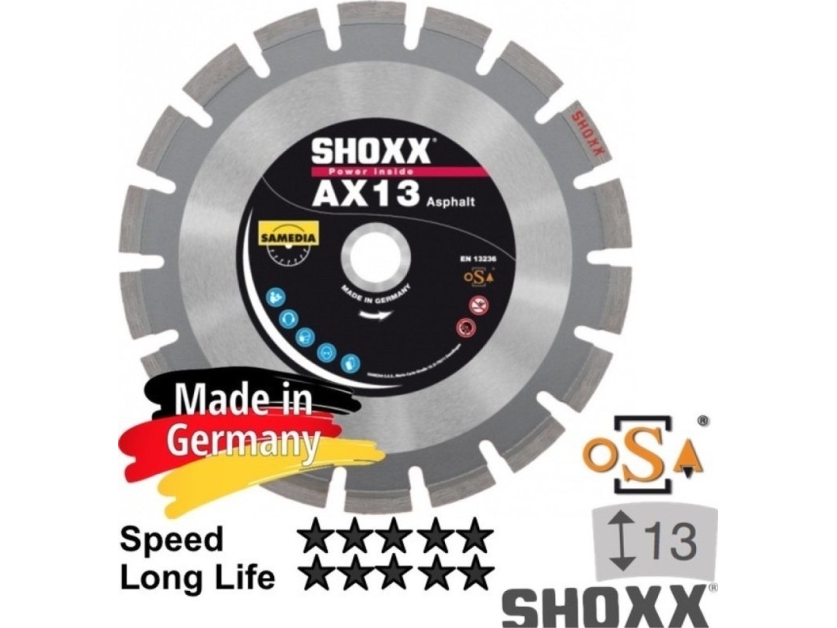 Samedia Diamantklinge Shoxx Ax13 350X25,4