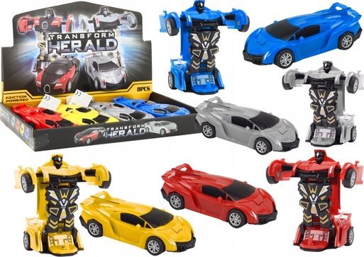 LeanToys Auto Robot 2in1 Transformation Sports Car Drive
