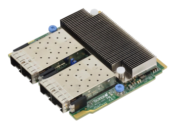 Supermicro Aoc-M25g-M4sm-O, Intern, Ledningsført, Fiber, 25000 Mbit/S, Sort, Grøn, Grå