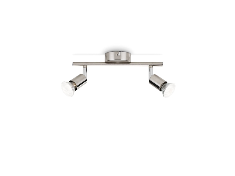 Philips Myliving Limbali Lofts-/Vægspot, 2X, Skinnebelysningsspot, Gu10, 2 Pære(R ), Led, 230 V, Krom