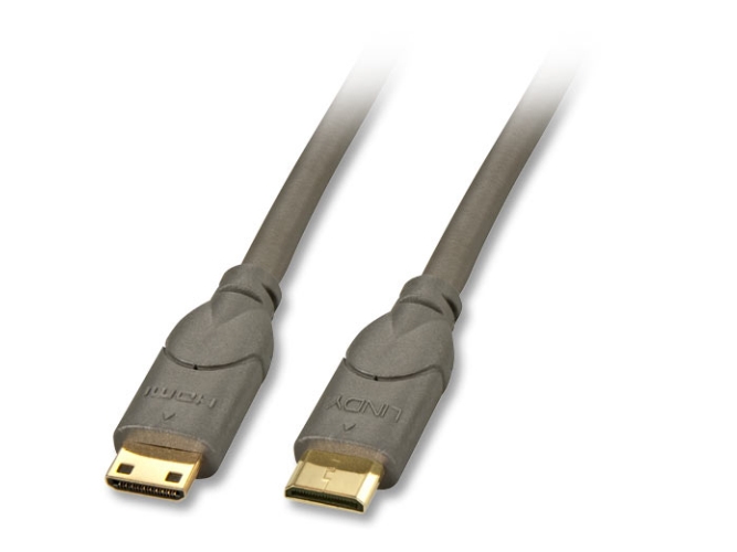 Lindy 0.5M Hdmi Cat2, 0,5 M, Hdmi Type C (Mini), Hdmi Type C (Mini), 10,2 Gbit/Sek., Sort