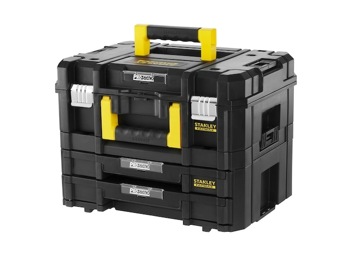 Stanley FATMAX FMST1-71981, Verktygslåda, Plast, Svart, Gul, 18,8 l, Gångjärn, 335 mm