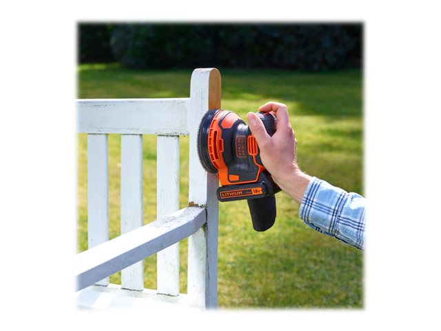BLACK+DECKER BDCROS18N-XJ - Excenterslip - sladdl&ouml;s - 125 mm - inget batteri - 18 V - SOLO