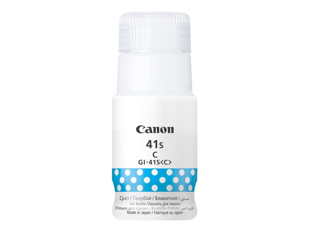Canon Gi 41S C - 40 Ml - S - Cyan - Original - Blækrefill - For Pixma G1420, G2420, G2460, G2470, G3420, G3460, G3470, Mg2420, Mg2460