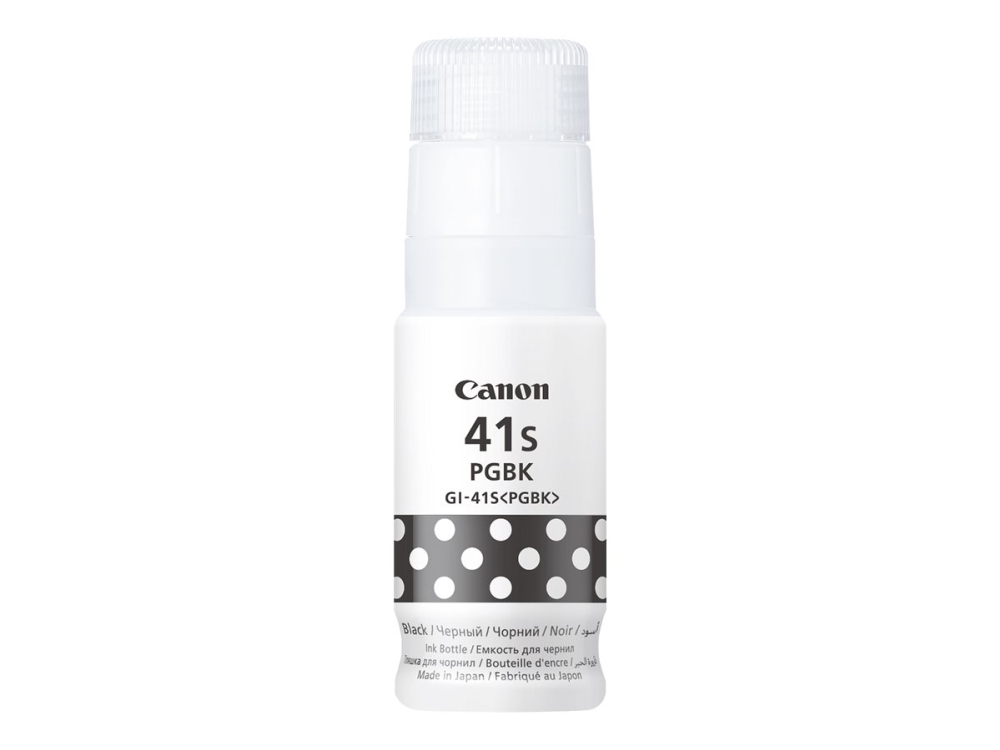 Canon Gi 41S Pgbk - 70 Ml - S - Sort - Original - Blækrefill - For Pixma G1420, G2420, G2460, G2470, G3420, G3460, G3470, Mg2420, Mg2460