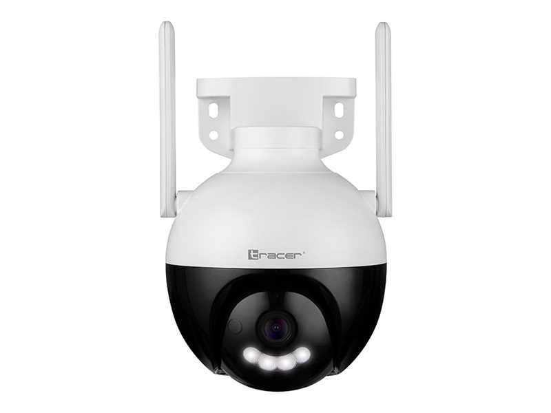 Tracer GUARD 4 - Netværksovervågningskamera - PTZ - kuppel - indendørs, udendørs - vandtæt - farve (Dag/nat) - 4 MP - 2560 x 1440 - 2K - audio - trådløs - WiFi - H.264 - DC 12 V