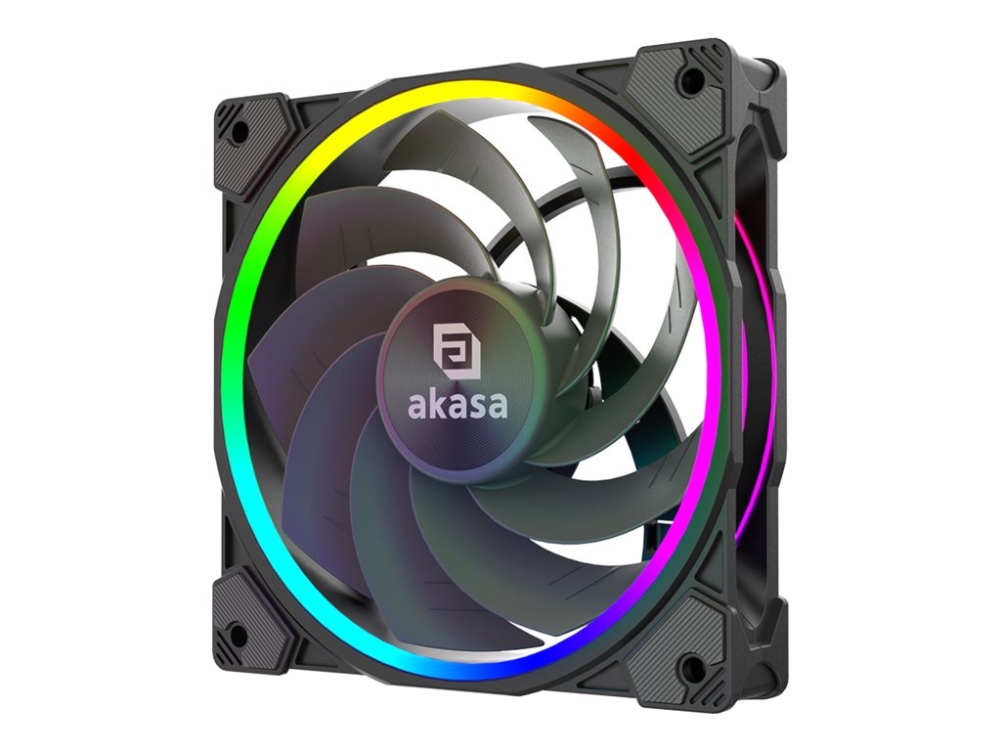 Akasa Soho Ar12, Ventilator, 12 Cm, 5000 Rpm, 2000 Rpm, Schwarz