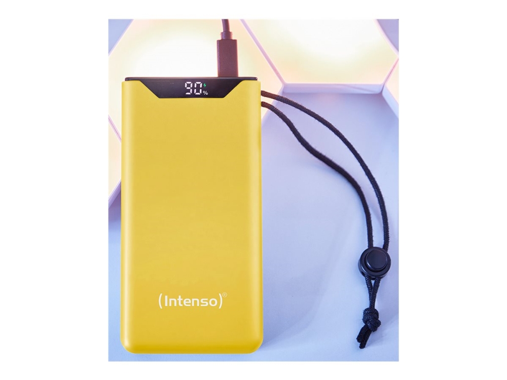 Intenso 7332039, 10000 Mah, Lithium Polymer (Lipo), Power Delivery, Quick Charge 3.0, 3,7 V, 20 W, Gelb