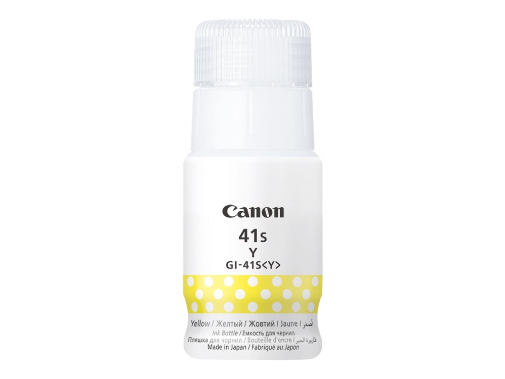 Canon Gi 41S Y - 40 Ml - S - Gul - Original - Blækrefill - For Pixma G1420, G2420, G2460, G2470, G3420, G3460, G3470, Mg2420, Mg2460