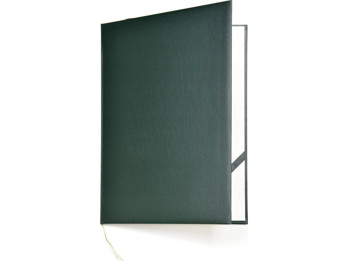 Argo Diploma Cover 220X310mm Argo Elegant 220214 Green Soft Leatherette Veneer 10Pcs