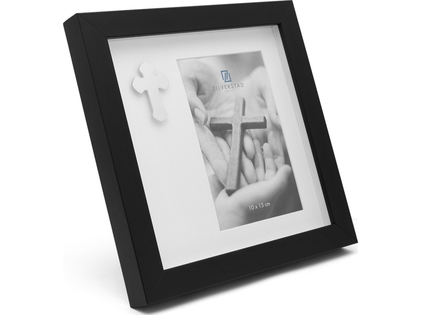 Zilverstad Fotorahmen Mit Kreuz 10X15 Metall Portrait 7550001
