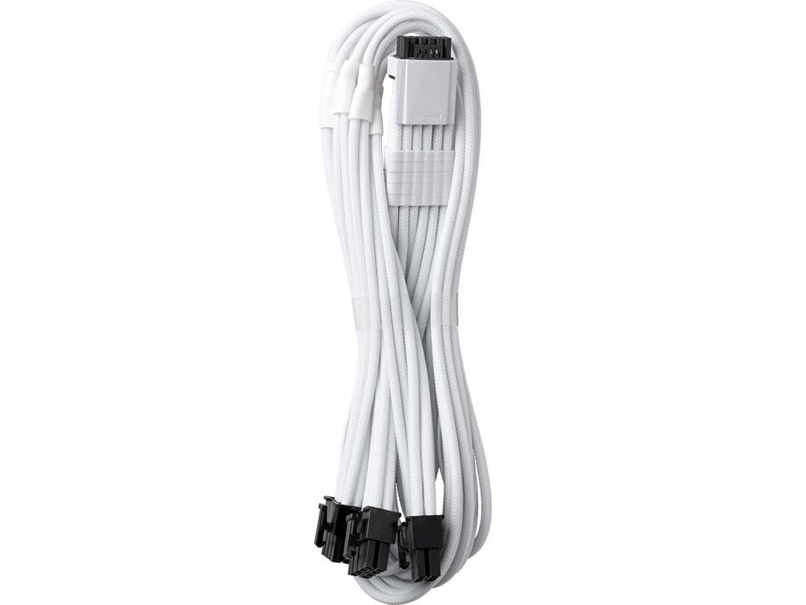 CableMod RT-Series Pro ModMesh 12VHPWR til 3x PCI-e kabel til ASUS/Seasonic - 60cm, hvid
