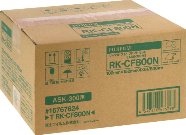 Fujifilm T RK-CF 800 N 2x 400 ark 10x15 cm | Papper & Emballage - Vitt papper - Fotopapper | GameStuff