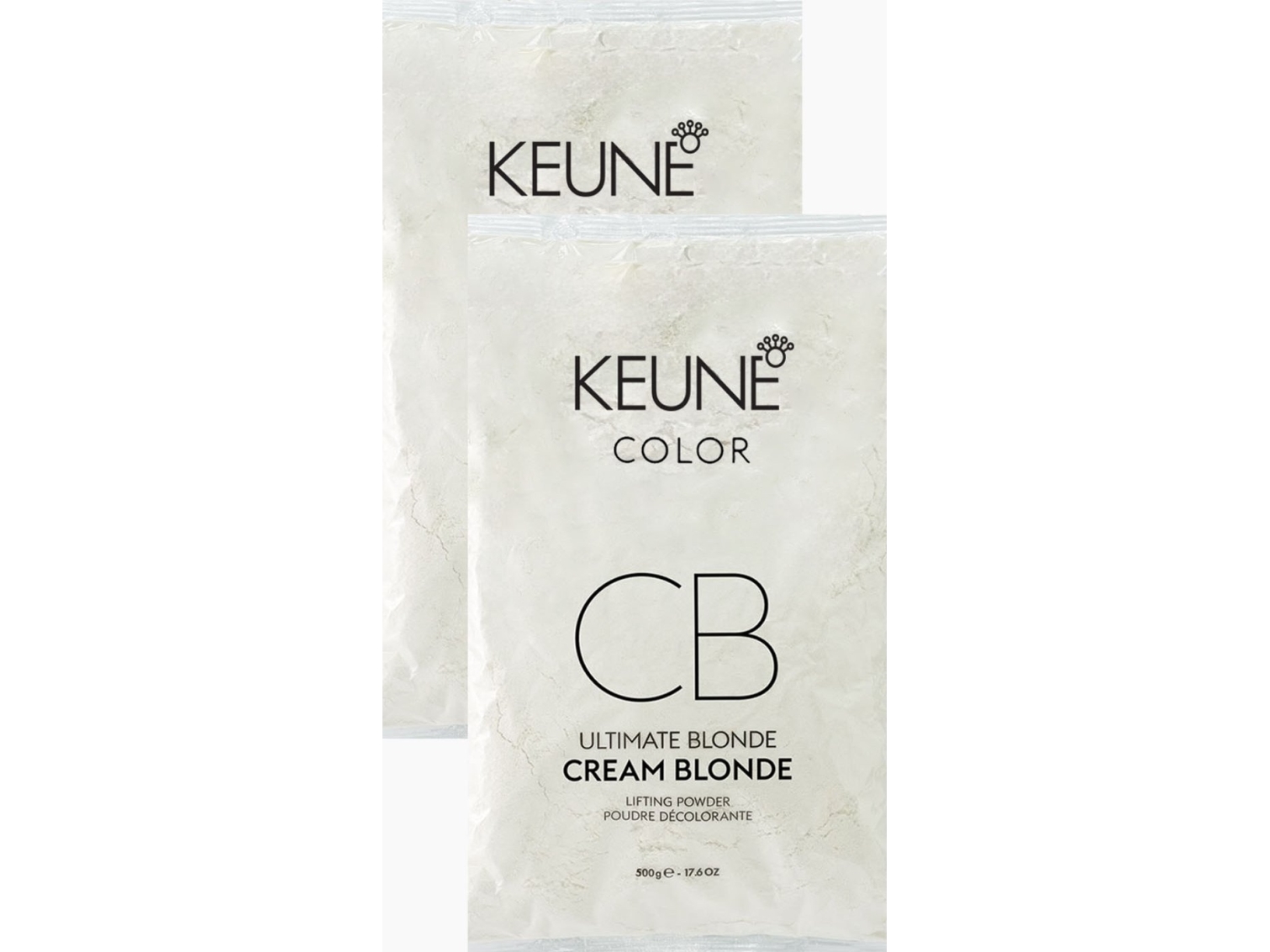 Keune Set, Keune, Cream Blonde, Hair Oxidant Powder, Refill, 2 pcs, 500 g For Women | Hårvård - Hårfärg - Blekning | GameStuff